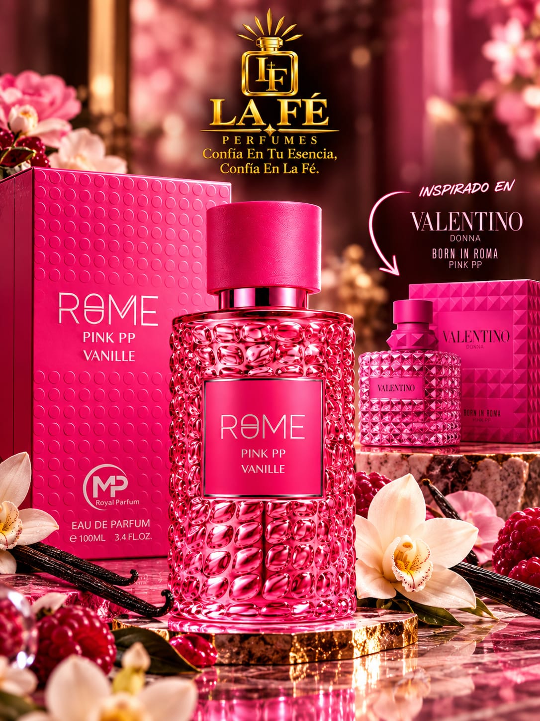 Mast Perfume Rome Pink PP Vanille Pour Femme 100ml EDP